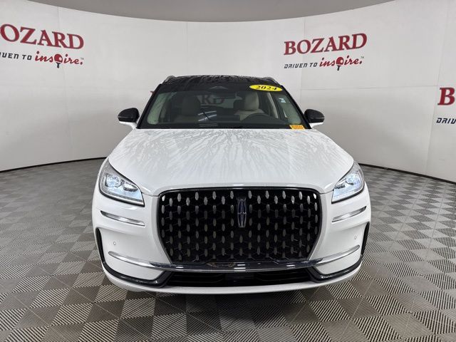 2024 Pristine White Metallic Tri-Coat Lincoln Corsair Grand Touring AWD SUV