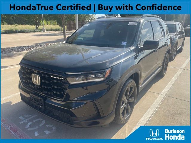 Crystal Black Pearl 2025 Honda Pilot SUV / Crossover All-Wheel Drive Automatic