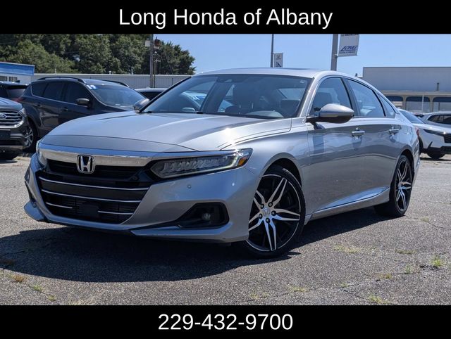 Lunar Silver Metallic 2021 Honda Accord Sedan Front-Wheel Drive Automatic