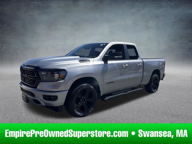 Billet Silver Metallic Clearcoat 2021 RAM 1500 Big Horn Quad Cab 4WD Pickup Truck Four-Wheel Drive 8-Speed Automatic