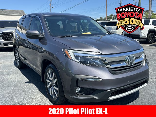 Lunar Silver Metallic 2020 Honda Pilot EX-L FWD SUV / Crossover Front-Wheel Drive 6-Speed Automatic