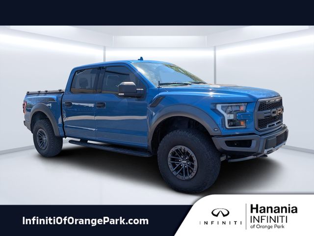 Blue Metallic 2020 Ford F-150 Raptor SuperCrew 4WD Pickup Truck Four-Wheel Drive Automatic