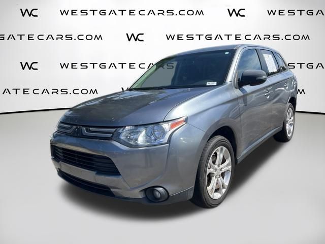Gray 2014 Mitsubishi Outlander SUV / Crossover All-Wheel Drive Continuously Variable Transmission