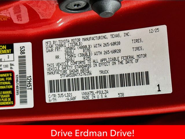 Used 2026 Toyota Tundra Truck