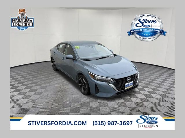 Atlantic Gray Metallic 2025 Nissan Sentra Sedan Front-Wheel Drive Continuously Variable Transmission