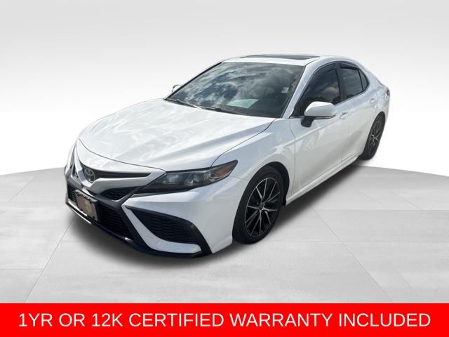 White 2024 Toyota Camry Sedan Front-Wheel Drive 8-Speed Automatic