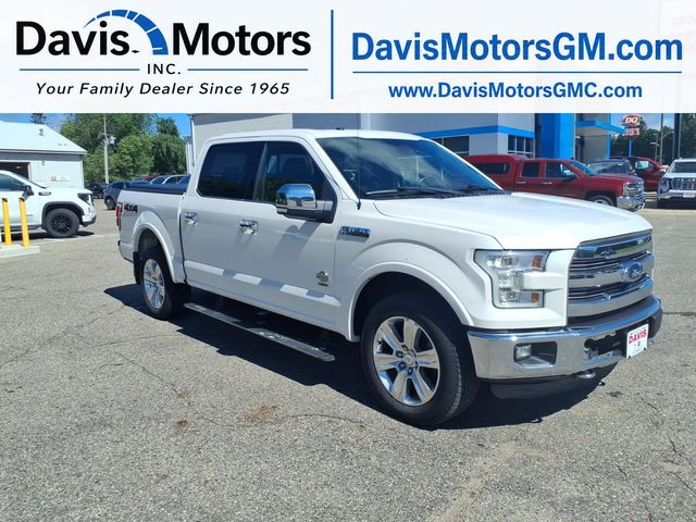 White Platinum Clearcoat Metallic 2015 Ford F-150 Pickup Truck Four-Wheel Drive 6-Speed Automatic