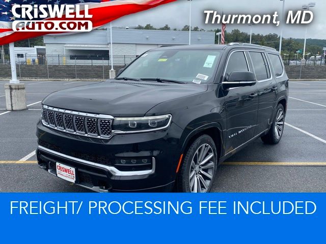 Diamond Black 2024 Jeep Grand Wagoneer SUV / Crossover Four-Wheel Drive 8-Speed Automatic
