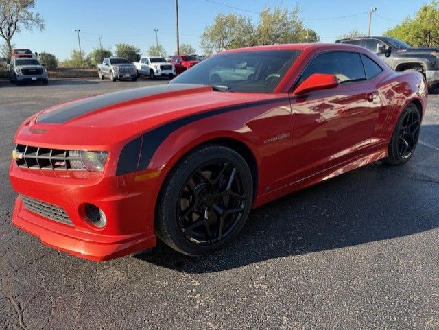Orange Metallic 2010 Chevrolet Camaro 2SS Coupe RWD Coupe Rear-Wheel Drive 6-Speed Manual