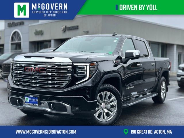 Onyx Black 2024 GMC Sierra 1500 Denali Crew Cab 4WD Pickup Truck Four-Wheel Drive Automatic