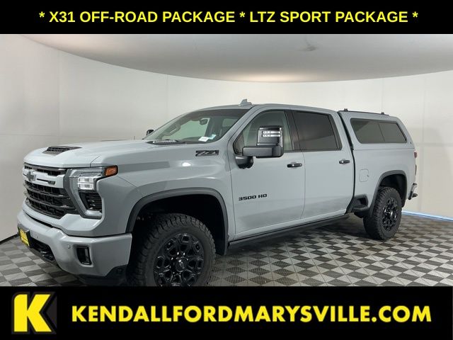 Slate Gray Metallic 2024 Chevrolet Silverado 3500HD Pickup Truck Four-Wheel Drive Automatic