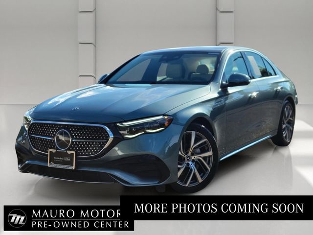 Verde Silver Metallic 2024 Mercedes-Benz E-Class Sedan All-Wheel Drive 9-Speed Automatic