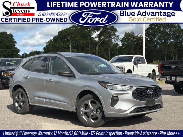 Silver Metallic 2024 Ford Escape SUV / Crossover All-Wheel Drive 8-Speed Automatic
