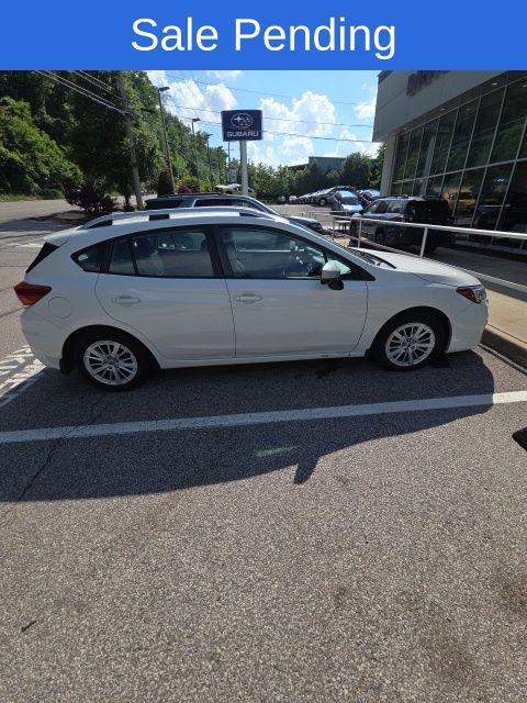 2018 Subaru Impreza 2.0i Premium White at Rafferty Subaru