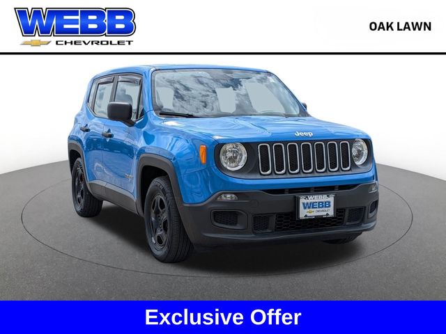 Sierra Blue 2015 Jeep Renegade SUV / Crossover Front-Wheel Drive 9-Speed Automatic
