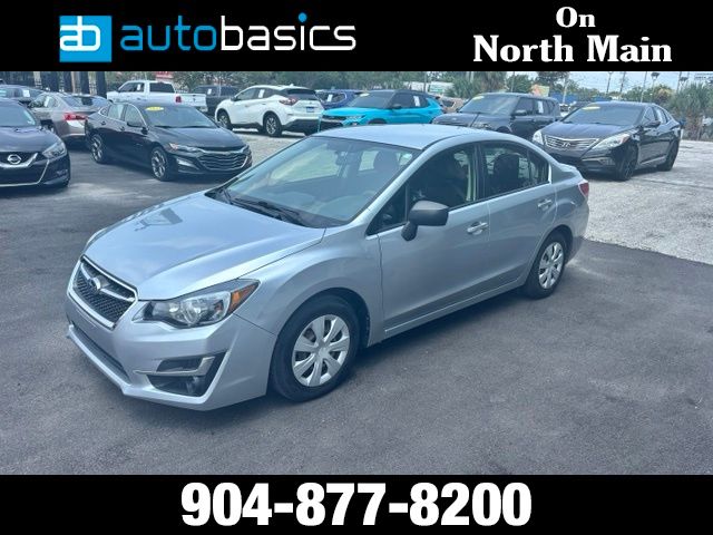 Ice Silver Metallic 2016 Subaru Impreza Sedan All-Wheel Drive Continuously Variable Transmission