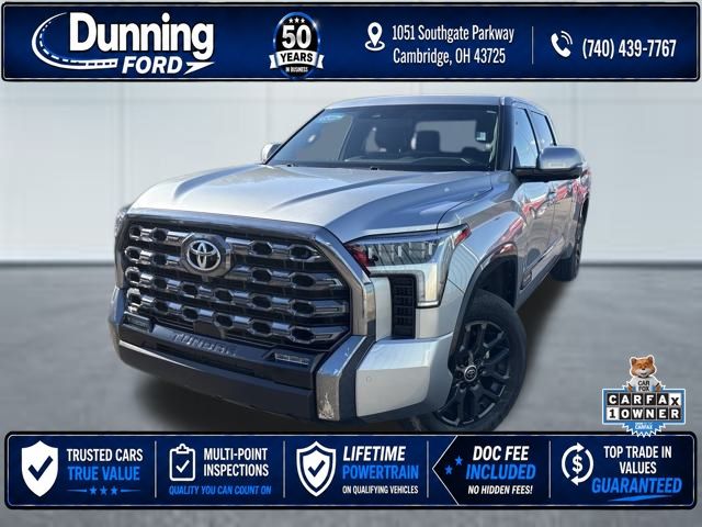 Celestial Silver Metallic 2024 Toyota Tundra Pickup Truck Four-Wheel Drive Automatic