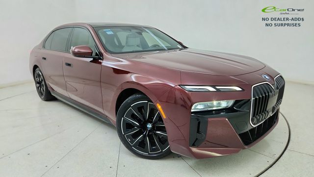 Aventurin Red Metallic 2024 BMW i7 Sedan Rear-Wheel Drive Automatic