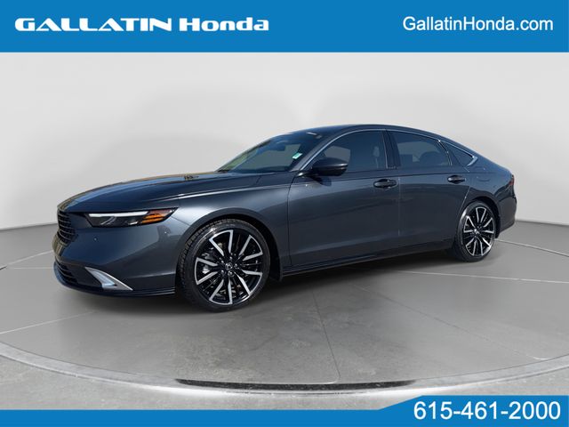 Meteorite Gray Metallic 2025 Honda Accord Hybrid Sedan Front-Wheel Drive Continuously Variable Transmission