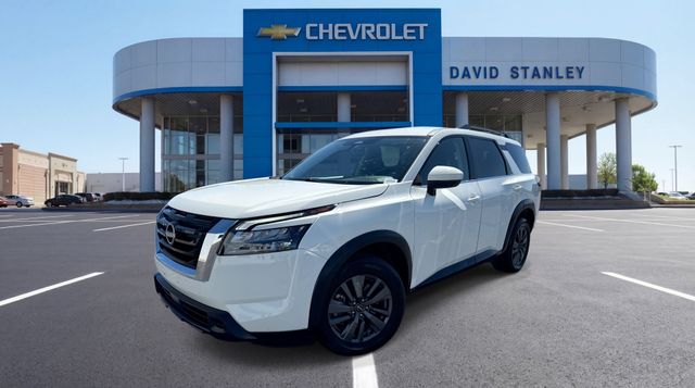 Glacier White 2023 Nissan Pathfinder SUV / Crossover All-Wheel Drive 9-Speed Automatic