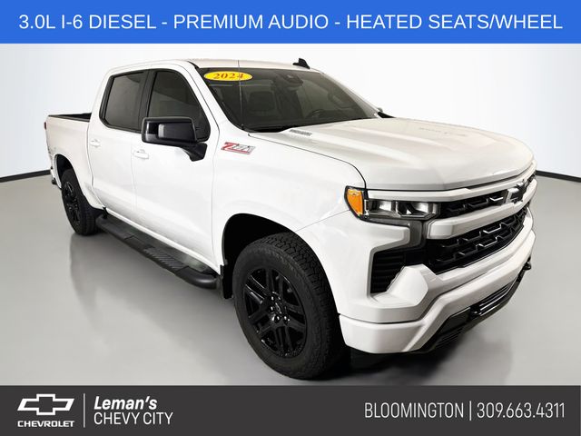 Summit White 2024 Chevrolet Silverado 1500 Pickup Truck Four-Wheel Drive Automatic