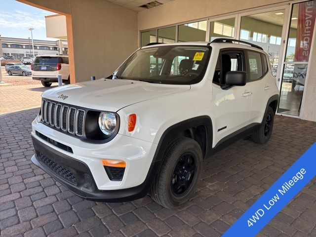 Alpine White Clearcoat 2022 Jeep Renegade Sport 4WD SUV / Crossover Four-Wheel Drive 9-Speed Automatic