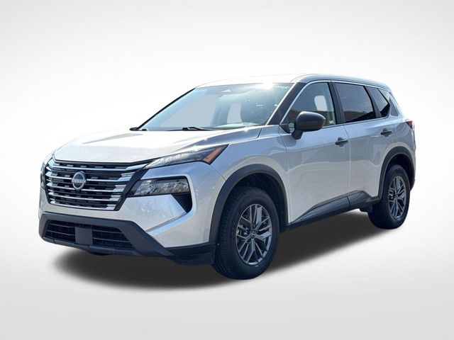 Brilliant Silver Metallic 2024 Nissan Rogue S FWD SUV / Crossover Front-Wheel Drive Continuously Variable Transmission