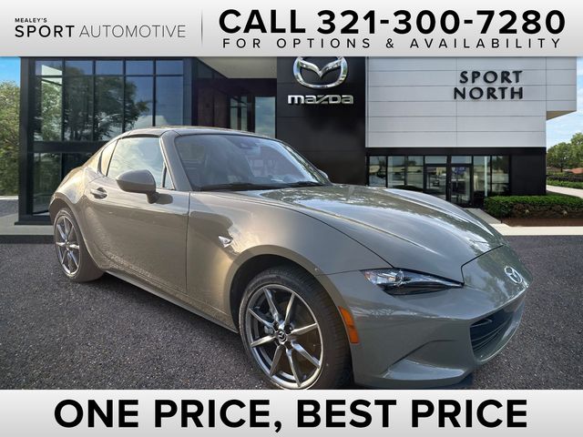 Zircon Sand Metallic 2023 Mazda MX-5 Miata RF Grand Touring RWD Convertible Rear-Wheel Drive 6-Speed Automatic