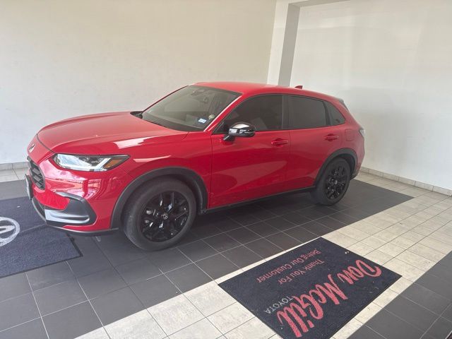 2025 Honda HR-V Sport Red at Bayshore Chrysler Jeep Dodge Ram
