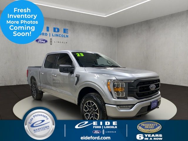 Iconic Silver Metallic 2023 Ford F-150 Pickup Truck Four-Wheel Drive Automatic