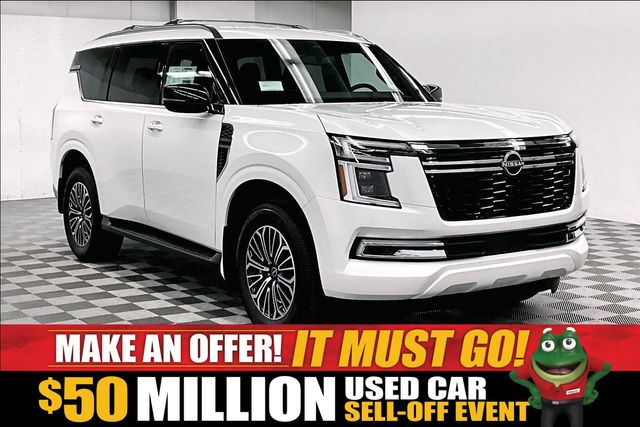 Aspen White Tricoat 2026 Nissan Armada SUV / Crossover Four-Wheel Drive 9-Speed Automatic