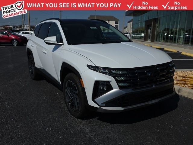 Creamy White Pearl 2026 Hyundai Tucson Hybrid Plug-In Limited AWD SUV / Crossover All-Wheel Drive 6-Speed Automatic