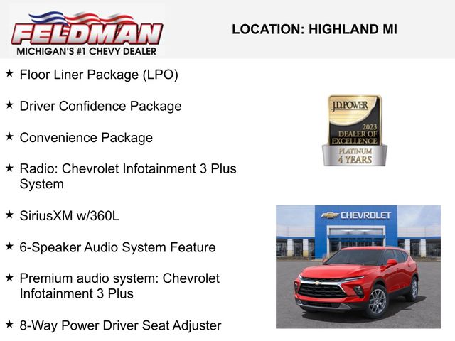 New 2025 Chevrolet Blazer For Sale in New Hudson, MI