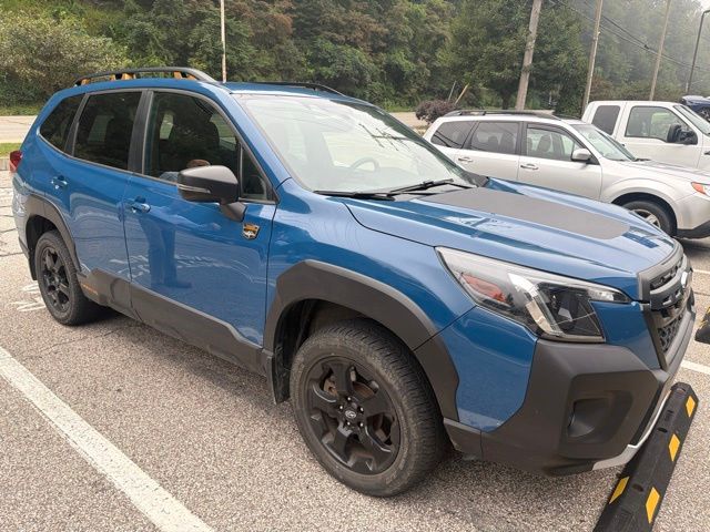 2023 Subaru Forester Wilderness Blue at Rafferty Subaru