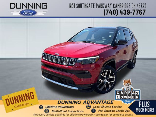 Red Hot Pearlcoat 2024 Jeep Compass Limited 4WD SUV / Crossover Four-Wheel Drive 8-Speed Automatic
