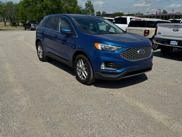 Blue Metallic 2024 Ford Edge SEL AWD SUV / Crossover All-Wheel Drive 8-Speed Automatic