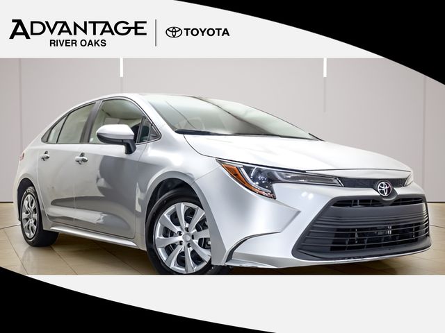 Classic Silver Metallic 2024 Toyota Corolla LE FWD Sedan Front-Wheel Drive Continuously Variable Transmission