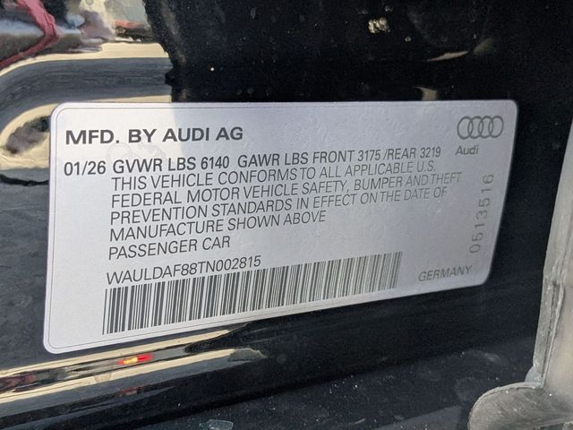 new 2026 Audi A8 car, priced at $88,350