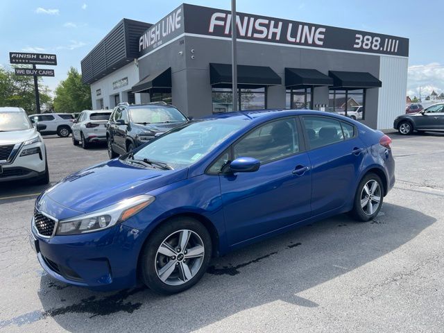 Deep Sea Blue 2018 Kia Forte Sedan Front-Wheel Drive 6-Speed Automatic