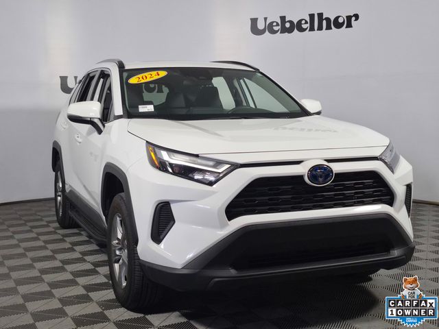 Ice Cap 2024 Toyota RAV4 Hybrid SUV / Crossover All-Wheel Drive Continuously Variable Transmission