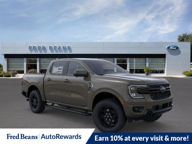 Gray 2026 Ford Ranger Lariat SuperCrew 4WD Pickup Truck Four-Wheel Drive Automatic
