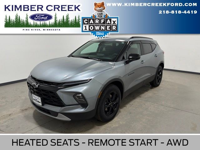 Sterling Gray Metallic 2025 Chevrolet Blazer SUV / Crossover All-Wheel Drive 9-Speed Automatic Overdrive