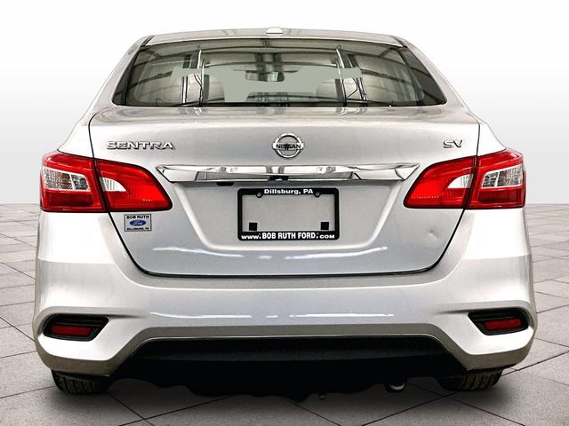 2019 Nissan Sentra SV Silver at Subaru and VW of Moon Township