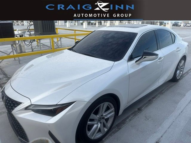 White Pearl 2025 Lexus IS Sedan Rear-Wheel Drive 8-Speed Automatic