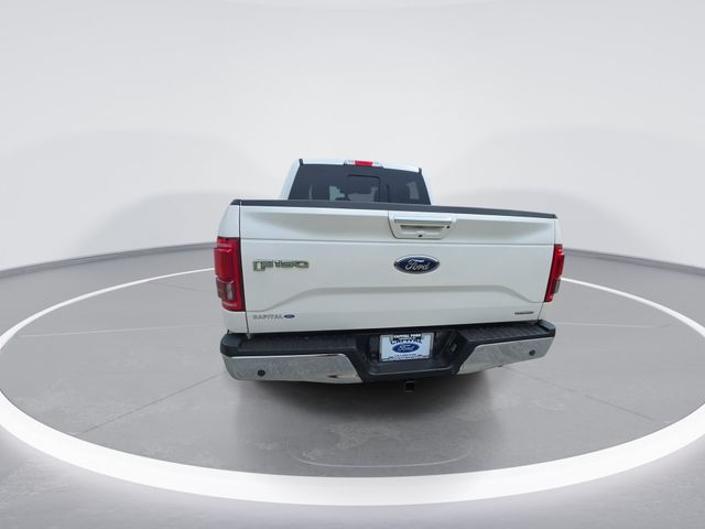 Used 2016 White Platinum Clearcoat Metallic Ford Lariat image 7