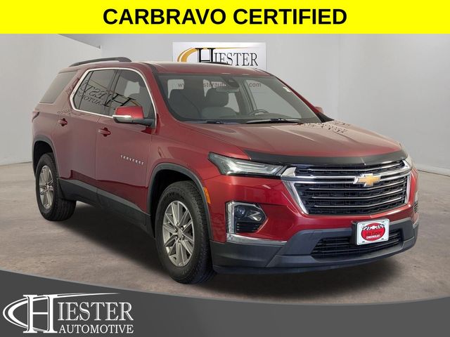 Cherry Red Tintcoat 2022 Chevrolet Traverse SUV / Crossover Four-Wheel Drive 9-Speed Automatic