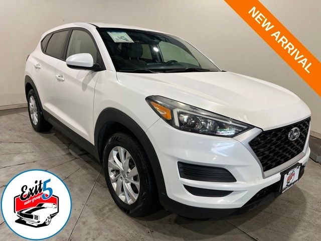 White Pearl 2019 Hyundai Tucson SUV / Crossover All-Wheel Drive 6-Speed Automatic