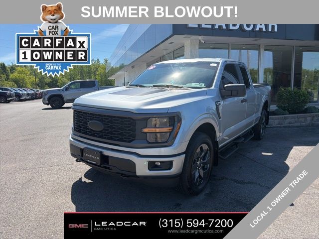 Iconic Silver Metallic 2025 Ford F-150 Pickup Truck Four-Wheel Drive Automatic