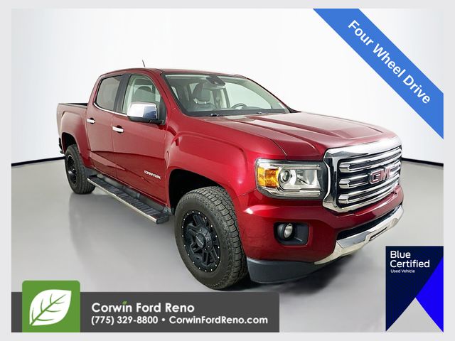 Red Quartz Tintcoat 2018 GMC Canyon Pickup Truck Four-Wheel Drive 8-Speed Automatic