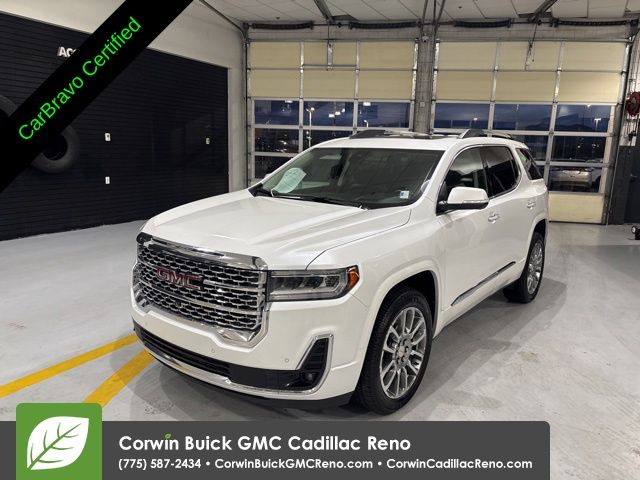 White Frost Tricoat 2023 GMC Acadia Denali AWD SUV / Crossover Four-Wheel Drive 9-Speed Automatic